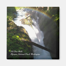 Íman Sol Duc Falls Olimpiadas Parque Nacional 2" Magnet