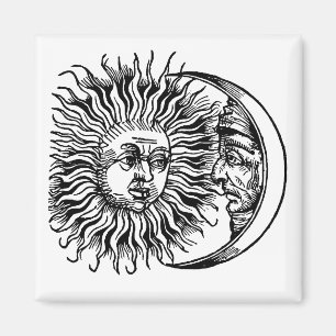 Íman Sol e lua medievais