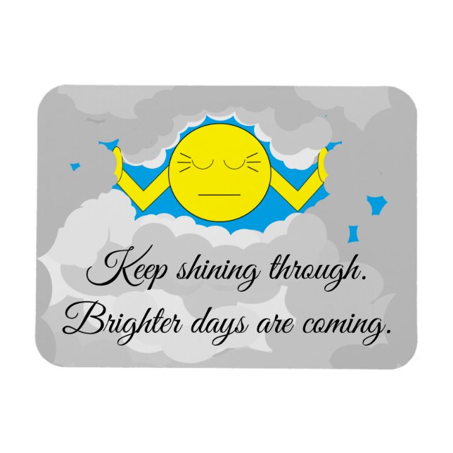 Íman Sol Empurrando Nuvens de Tempestade (Horizontal)