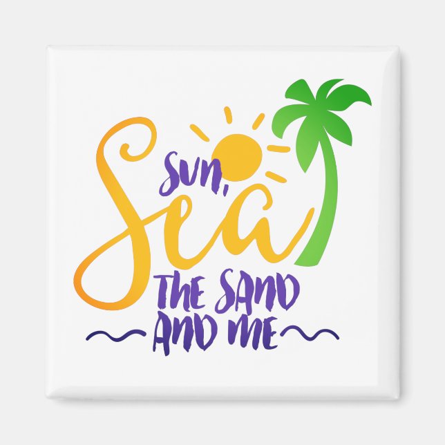 Íman Sol, Mar, Areia e Eu (Frente)