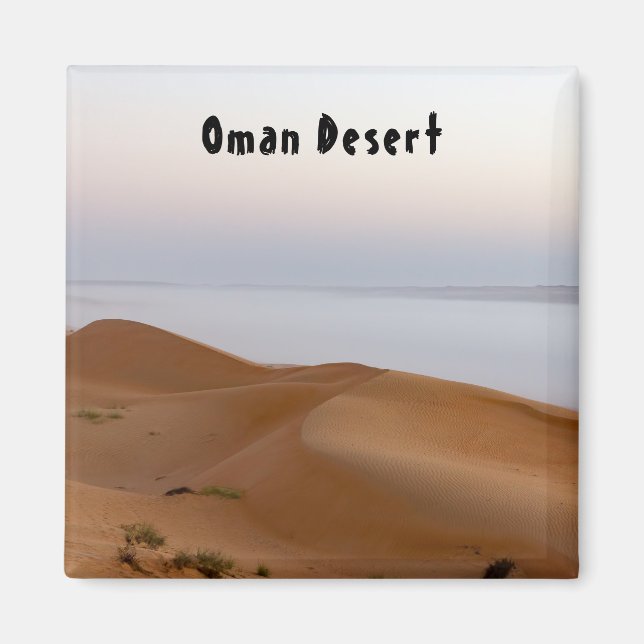 Íman Sol no deserto Wahiba Sands em Omã (Frente)