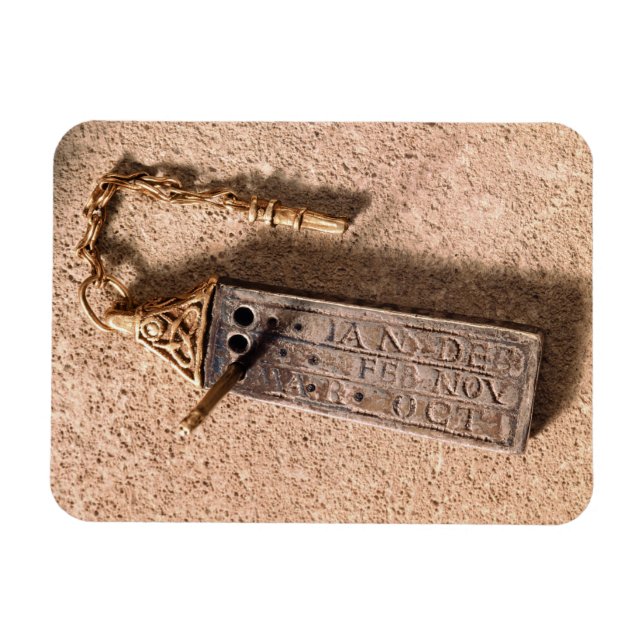 Íman Sol portátil, prata e ouro, século 10 (d (Horizontal)