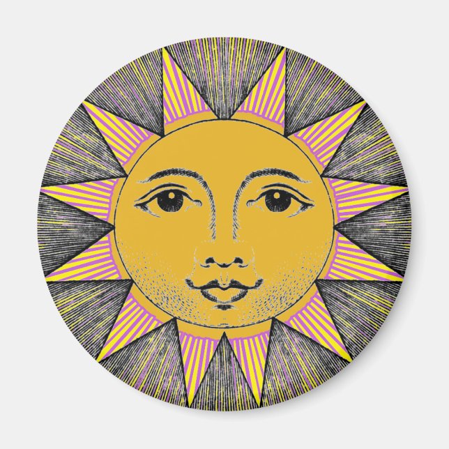 Íman Sol sorridente (Frente)