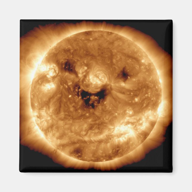 Íman Sol Sorridente do Observatório Solar da NASA (Frente)