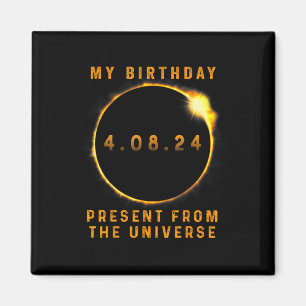 Íman Solar Eclipse 2024 Aniversário Presente 4.8.24 Tot