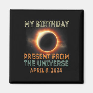 Íman Solar Eclipse 2024 Aniversário Presente 4.8.24 Tot