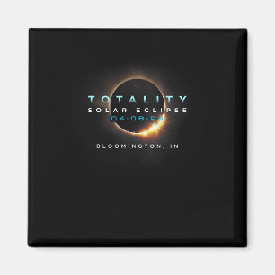 Íman Solar Eclipse 2024 Bloomington Na Totalidade 04-08