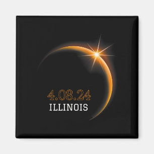 Íman Solar Eclipse 2024 Illinois Totality Primavera 4.0