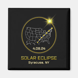 Íman Solar Eclipse 2024 Syracuse Ny New York Totality E
