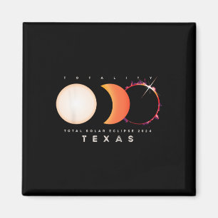Íman Solar Eclipse 2024 Texas Total Eclipse America Gra