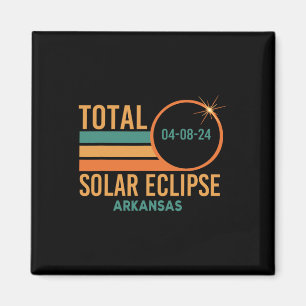 Íman Solar Eclipse Arkansas, 8 de abril de 2024 Totalid