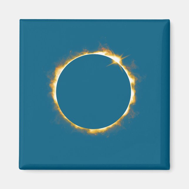 Íman Solar Eclipse August 21 2017 Design (Frente)
