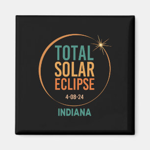 Íman Solar Eclipse Indiana abril 8 2024 Totalidade tota
