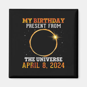 Íman Solar Eclipse Meu Aniversário Presente Dos Univers