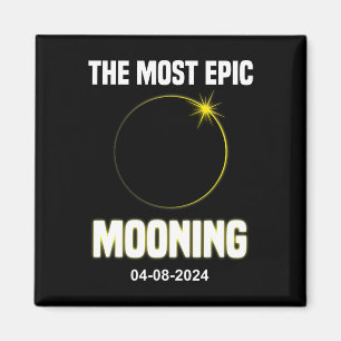 Íman Solar Eclipse Mooning Funny 04.08.2024 Eclipse