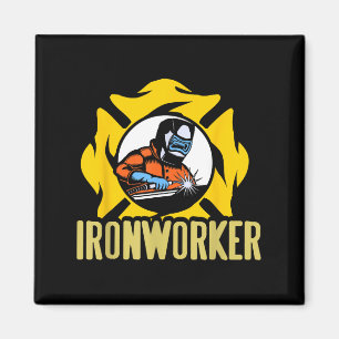 Íman Soldadura Ironworker Torch Flame Metal Trabalho
