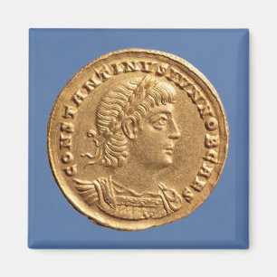 Íman Solidus de Constantim II Caesar cuirassed