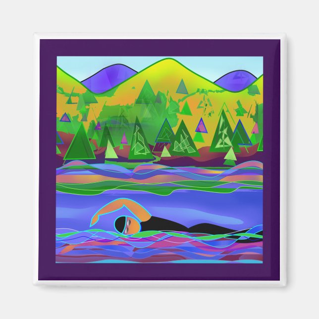 Íman Solo de água aberta (Frente)