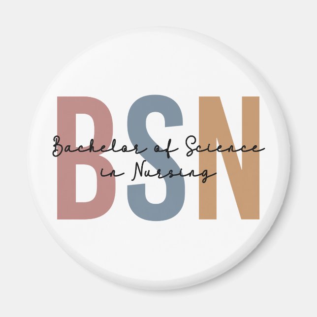 Íman Solteiro de Ciência do BSN na Graduação de Enferma (Frente)