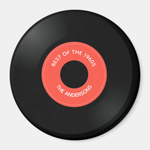 Íman Solteiro de vinilo "45" com Design Magnet