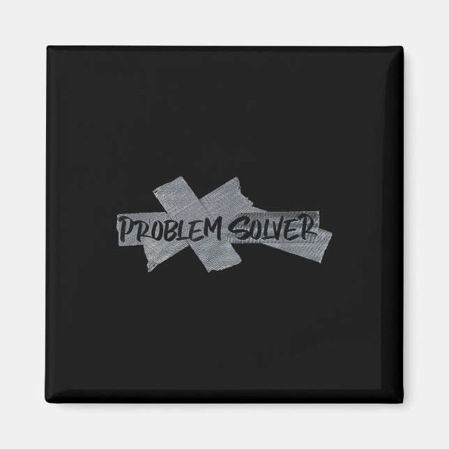 Íman Solucionador de Problemas Engraçado  (Frente)