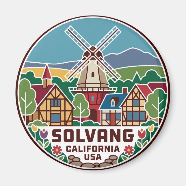 Íman Solvang EUA (Frente)