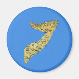 Íman Somalia Map Magnet