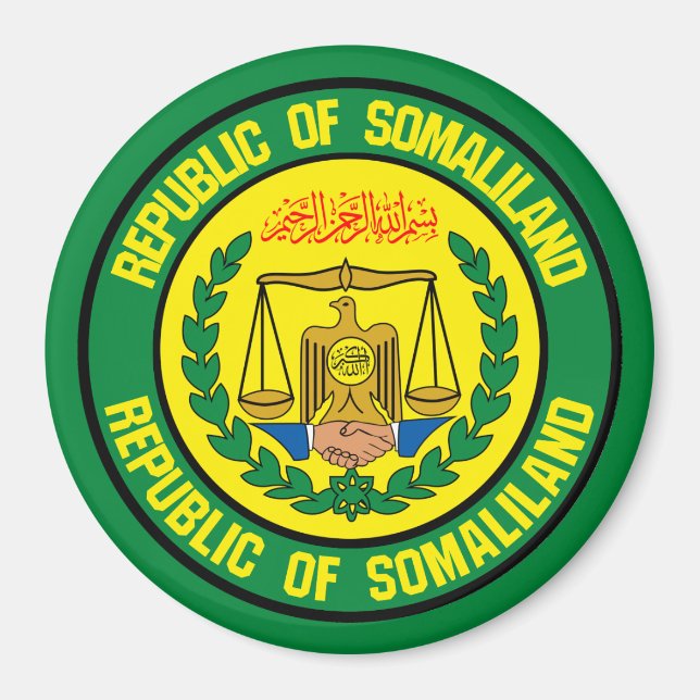 Íman Somaliland Round Emblem (Frente)