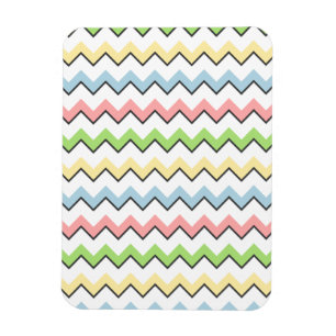 Íman Sombra Pastel da Chevron-Gota por Shirley Taylor