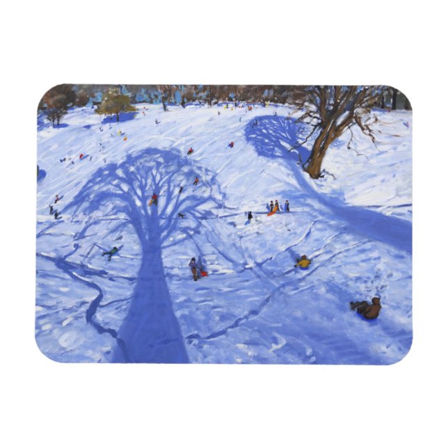 Íman Sombras das árvores de inverno de Chatsworth 2013 (Horizontal)