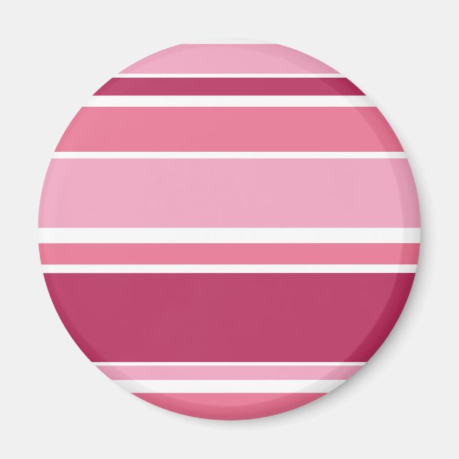 Íman Sombras das faixas cor-de-rosa (Frente)