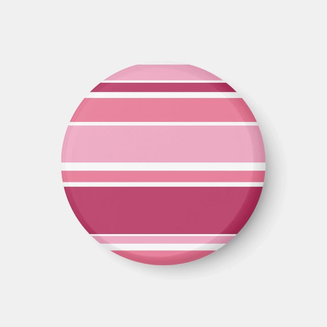 Íman Sombras das faixas cor-de-rosa (Frente)