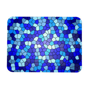 Íman Sombras de Vidro Azul Obtido por Shirley Taylor