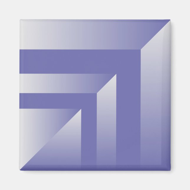 Íman Sombras violetas azuis (Frente)