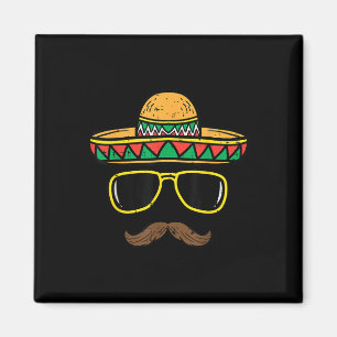 Íman Sombrero Face Cinco De Mayo Partido Fiesta Mexican