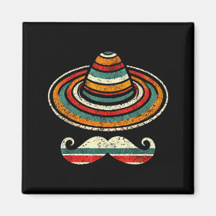 Íman Sombrero serape cinco de maio bigode festa homens