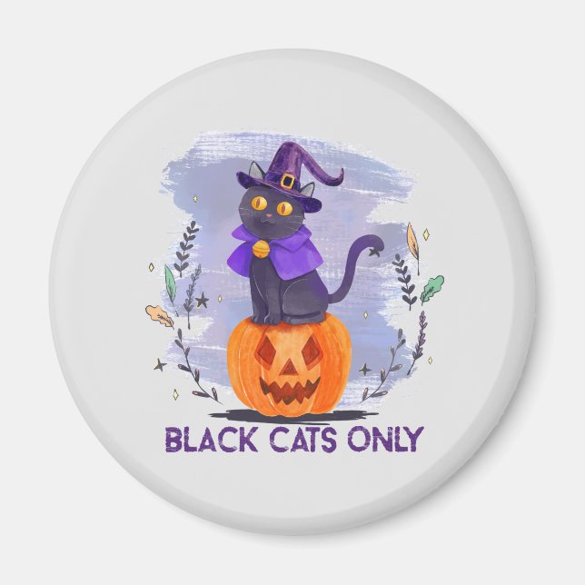 Íman Somente Gato Preto (Frente)