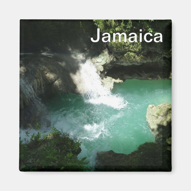 Íman Somerset Cai Na Jamaica Fotografia Magnet Waterfal (Frente)