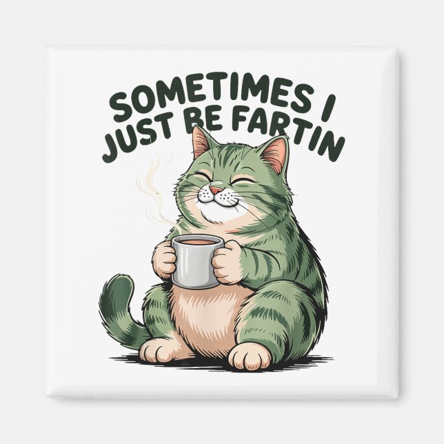 Íman Sometimes I Just Be Fartin' Frog Humor Men Woman  (Frente)