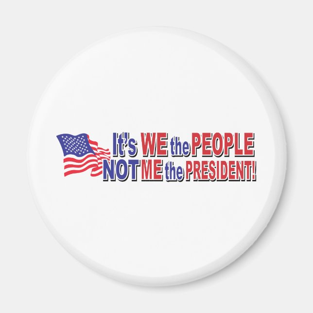 Íman Somos nós as Pessoas, não eu, o Presidente (Frente)