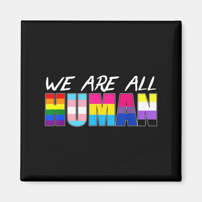 Íman Somos Todos Humanos Lgbt (Frente)