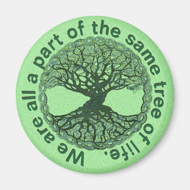 Íman Somos todos parte da árvore da vida (Frente)