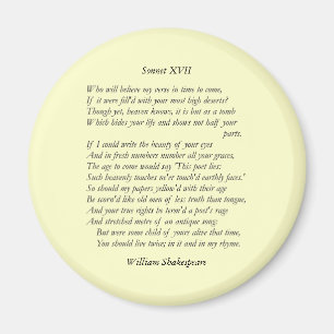 Íman Soneto # 17 por William Shakespeare