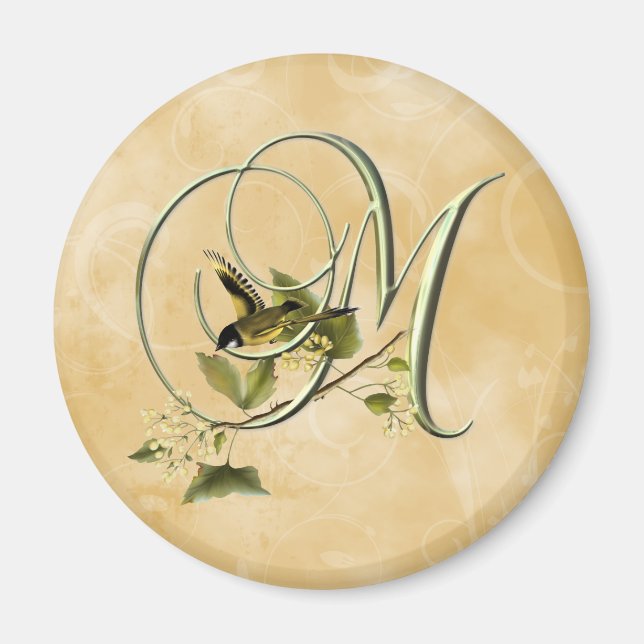 Íman Songbird Inicial M (Frente)