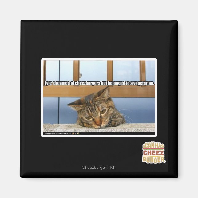 Íman Sonhando com Cheesburgers (Frente)