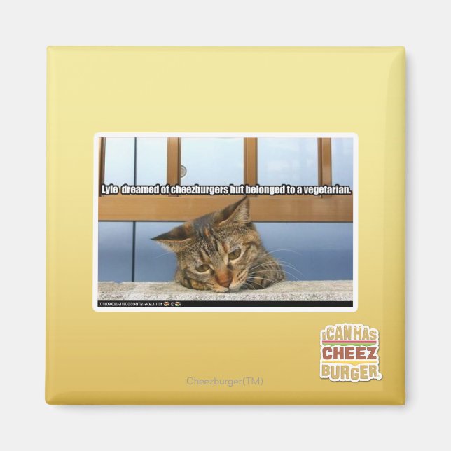Íman Sonhando com Cheesburgers (Frente)