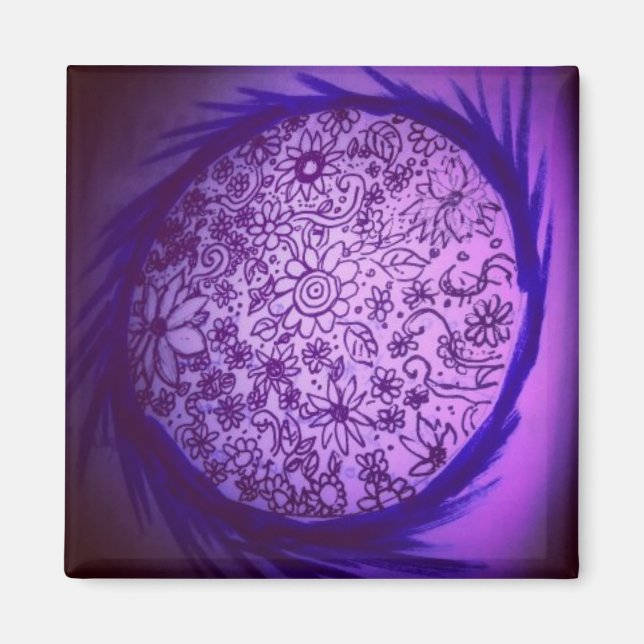 Íman Sonhar com a lua roxa (Frente)