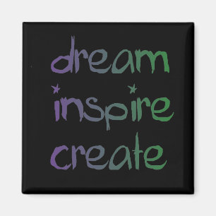 Íman Sonhe, inspire, criar o ímã