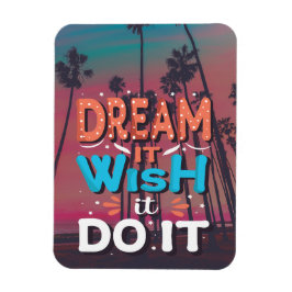 Íman Sonho De Citação Motivacional Que Ele Deseje