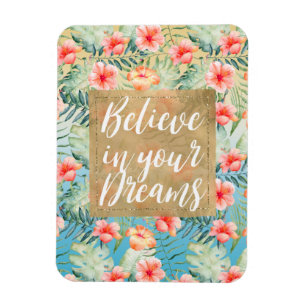 Íman  Sonho Dourado Floral Amarelo de Pêssego Rosa Hib